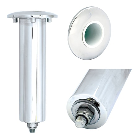 Tigress Blind Mount Round Head Swivel Base Rod Holder - 0° - 9" 77905